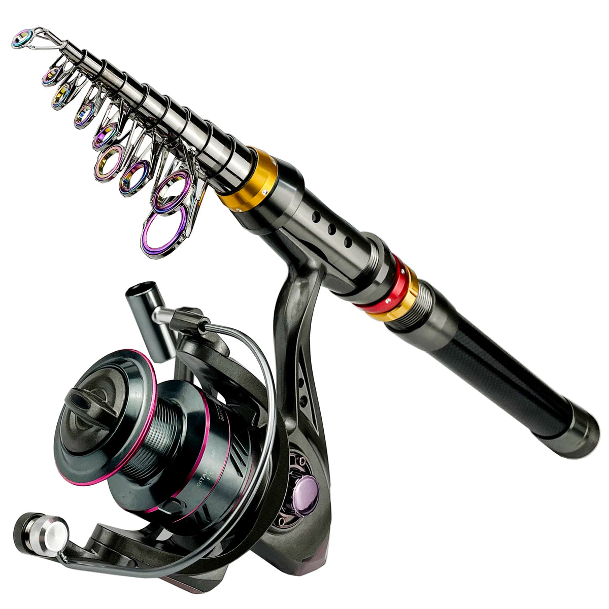 Telescopic Carbon Fiber Fishing Rod – Spinning Reel Combo for Outdoor Fishing