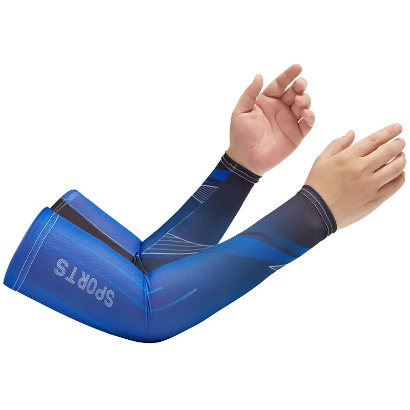 UV Protection Arm Sleeves – Cooling Ice Fabric for Outdoor Sports