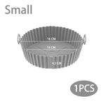 Reusable Silicone Air Fryer Basket – Non-Stick Baking Tray for Cooking