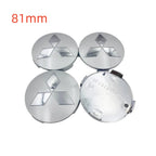 Wheel Center Hubcaps – Mitsubishi Ralliart Emblem for Car Rim Customization