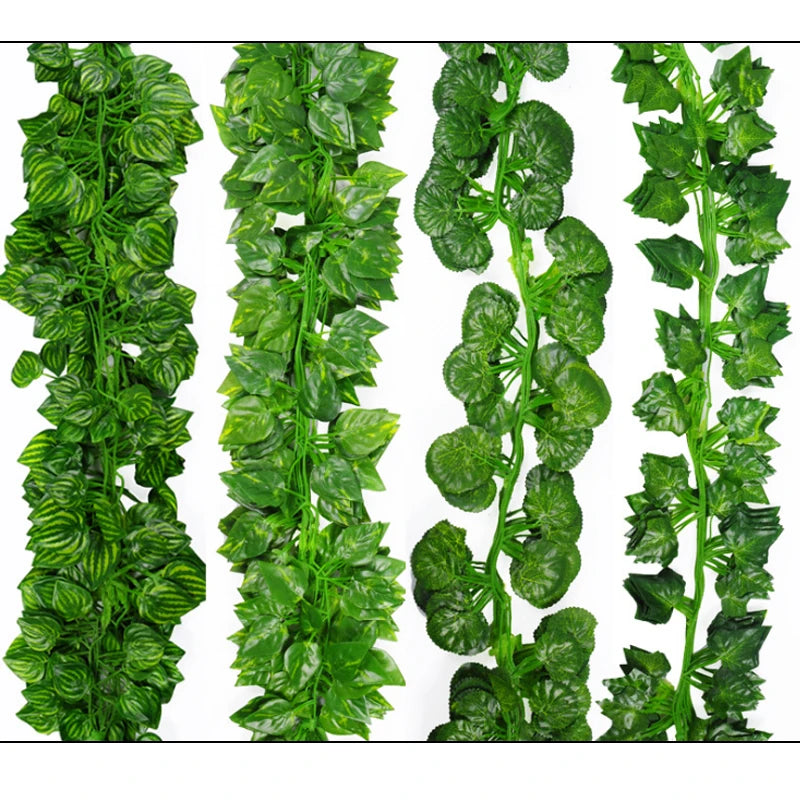 Artificial Green Dill Leaf Vine – 2m Hanging Garland for Wedding Decor