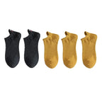 Embroidered Expression Ankle Socks – Kawaii Cotton Fashion for Casual Wear