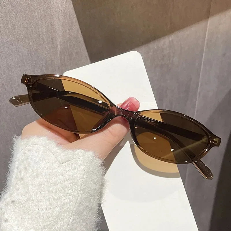 Oval Sunglasses – Small Retro Fashion Shades for Women and Men