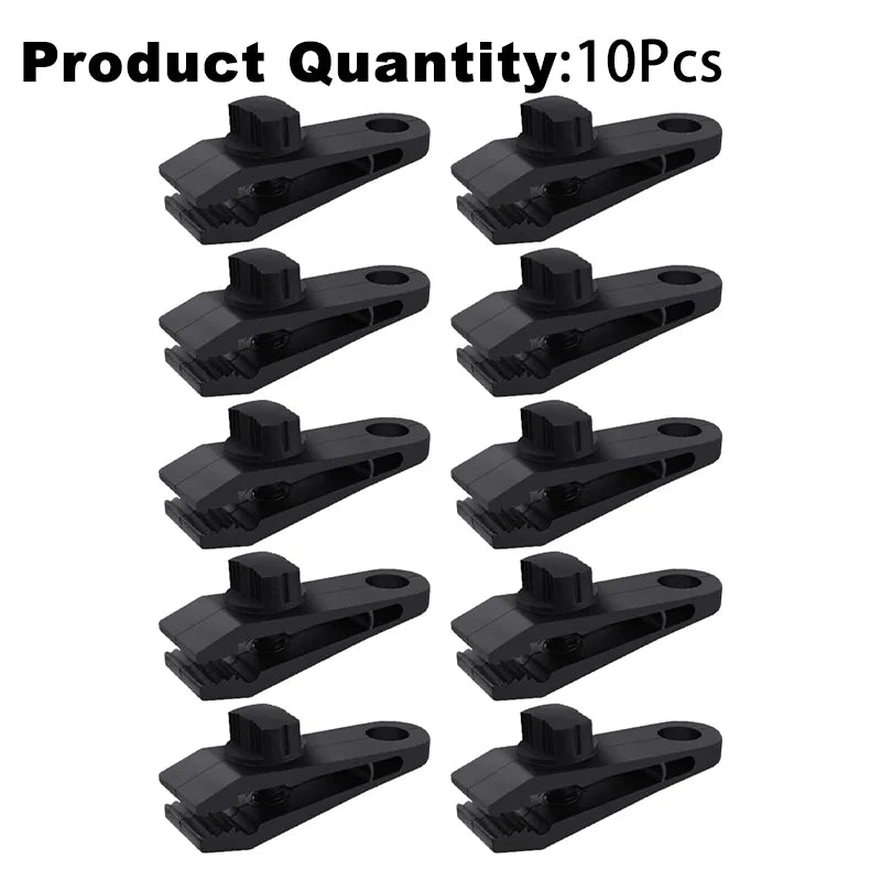 Heavy Duty Tarp Clips – Shark Tent Fasteners for Outdoor Camping and Awnings