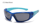 Polarized Spider Web Kids Sunglasses – UV400 Outdoor Sport Shades for 3-9y