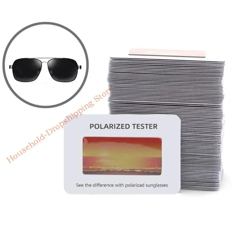 Polarized Sunglasses Test Card – Optical Verification Tool for Eyewear