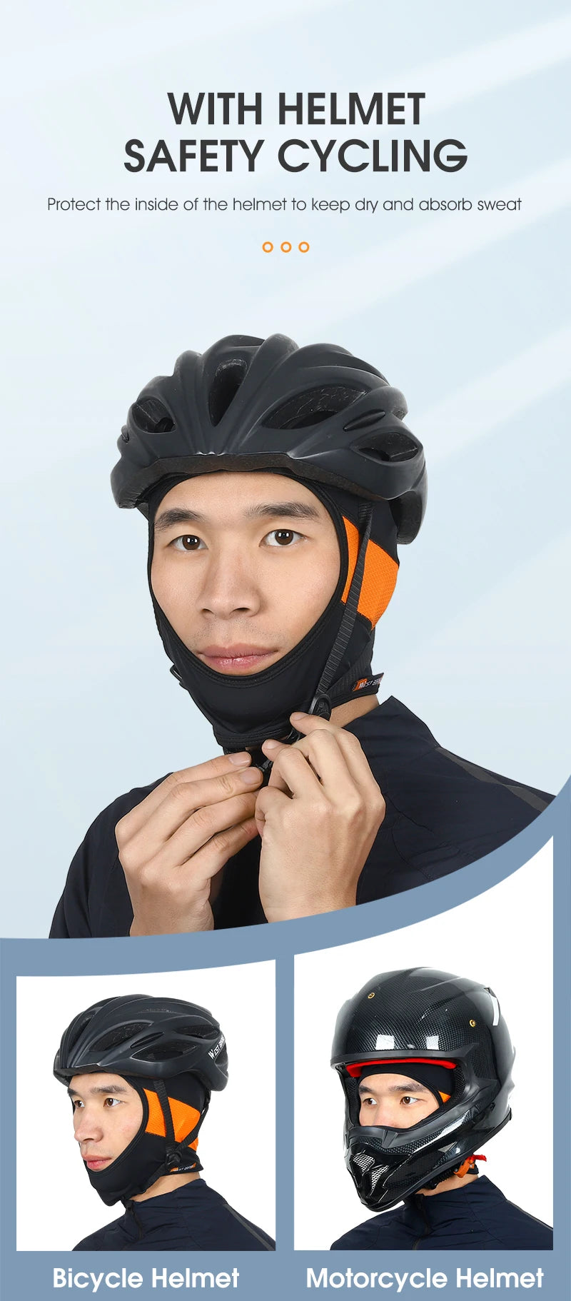 Summer Cooling Balaclava – UV Protection Face Mask for Cycling and Sports