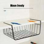 Metal Hanging Storage Basket – Multipurpose Organizer for Kitchen and Desk