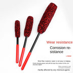 Foldable Car Wheel Brush – Plush Microfiber Hub Cleaning Tool for Detailing