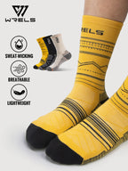 Merino Wool Hiking Socks – Lightweight Mid-Calf Performance for Outdoor Sports