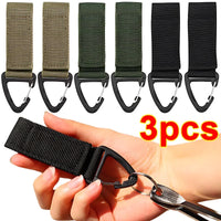 Nylon Tactical Glove Hook – Durable Carabiner Clip for Outdoor Camping