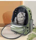 Transparent Pet Carrier Backpack – Breathable Travel Bag for Cats and Dogs