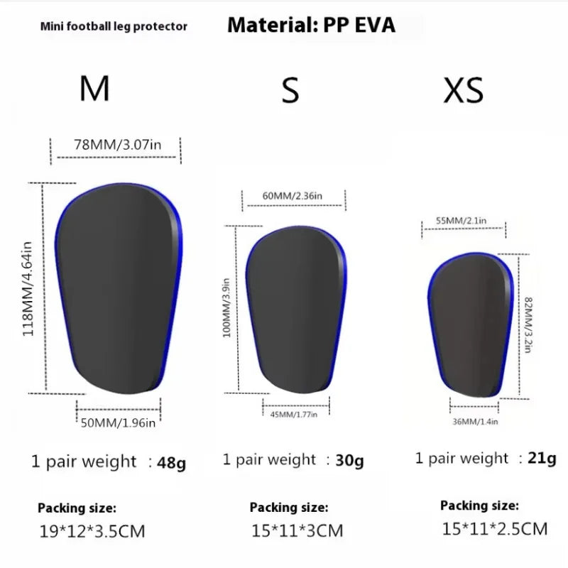 Mini Shin Guards – Protective Soccer Leg Pads for Kids and Adults Training