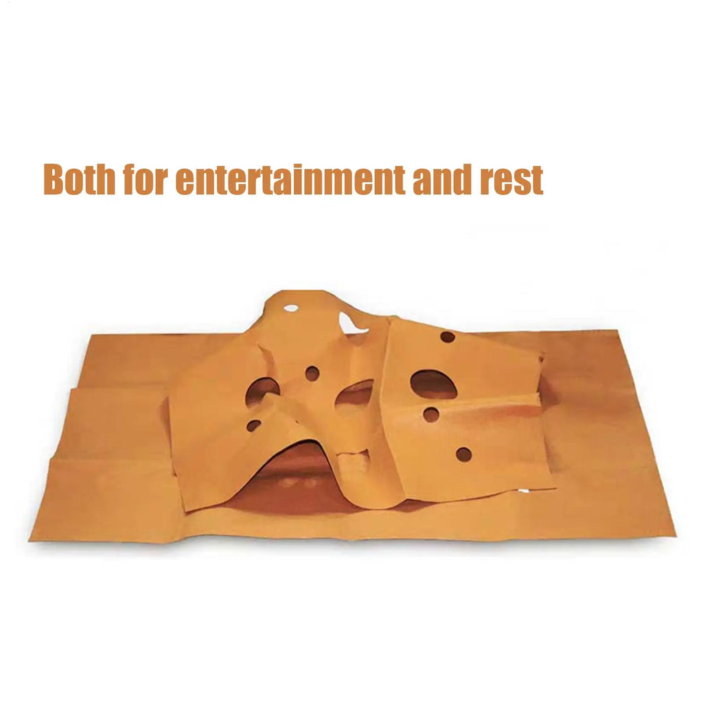 Interactive Cat Tunnel Mat – Foldable Enrichment Toy for Indoor Kitten Play