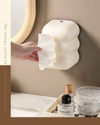 Cloud Tissue Box Holder – Wall Mounted Decorative Ornament for Home and Car