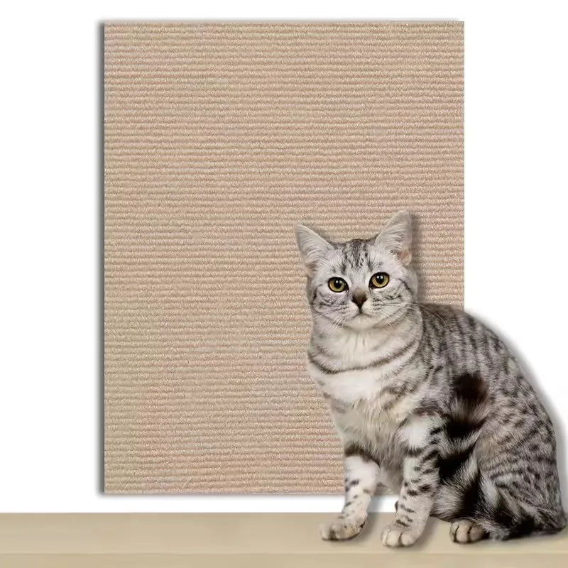 Self-Adhesive Cat Scratch Mat – Trimmable Carpet Protector for Sofa Furniture