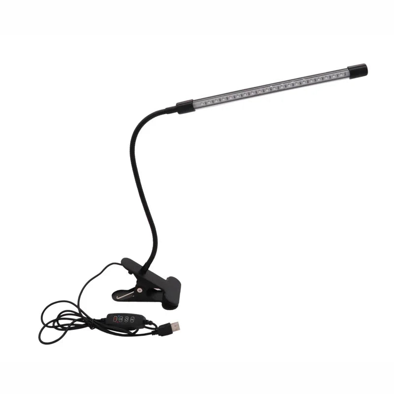 LED Clip-On Desk Lamp – Dimmable Eye Protection for Office and Study