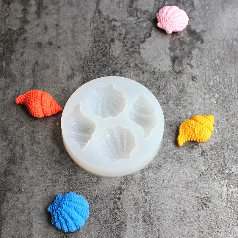 Irregular Shell Silicone Mold – Epoxy Resin Casting for Aromatherapy Crafts