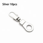 Detachable Metal Zipper Puller Kit – Replacement Repair Set for Sewing Craft