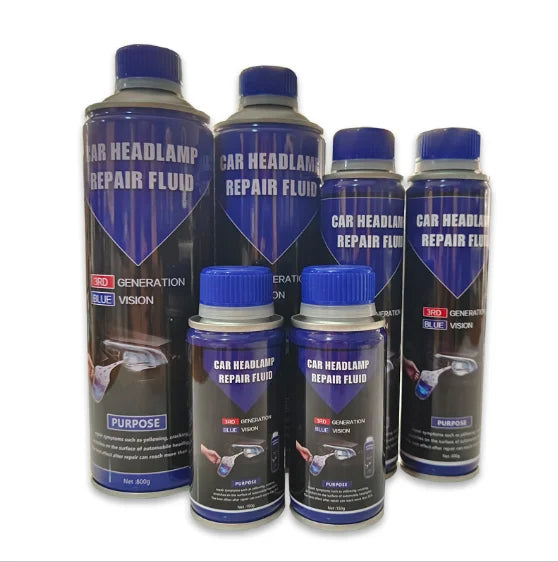 Car Headlight Restoration Kit – Professional Lens Repair Liquid Tool