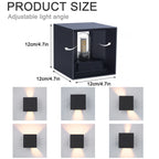 Modern Aluminum LED Wall Lamp – Waterproof IP65 Light for Indoor Outdoor Decor