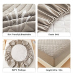 Waterproof 3D Air Fabric Mattress Protector – Breathable Bed Cover for Home