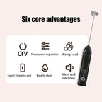 Electric Handheld Milk Frother – Portable Battery Foam Mixer for Coffee