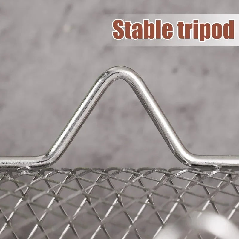 Stackable Air Fryer Rack – Stainless Steel Tray for Oven Cooking