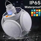 Portable Solar LED Folding Lantern – USB Rechargeable for Camping Emergency