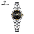 Stainless Steel Quartz Watch – Waterproof Luminous Accessory for Women