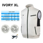 Cooling Fan Vest – Air Conditioned Heat Resistant Jacket for Outdoor Fishing Hiking