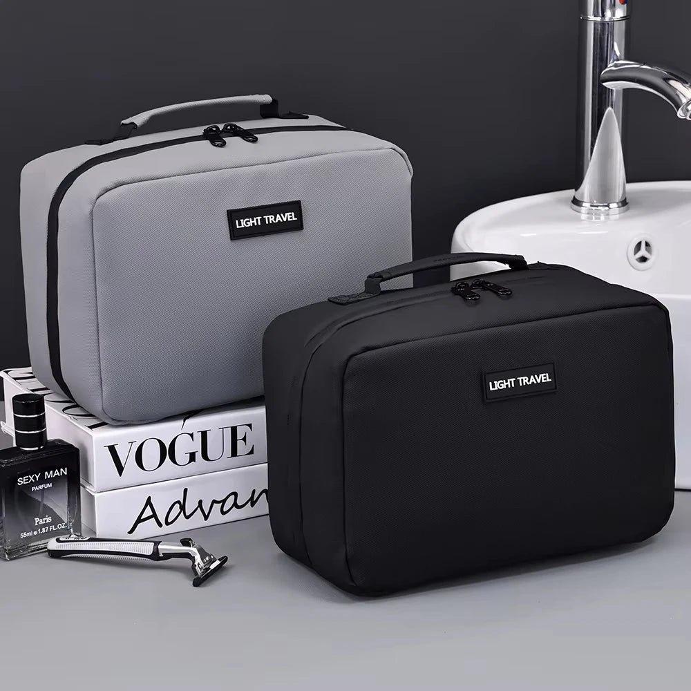 Large Waterproof Toiletry Bag – Portable Travel Organizer for Men and Women
