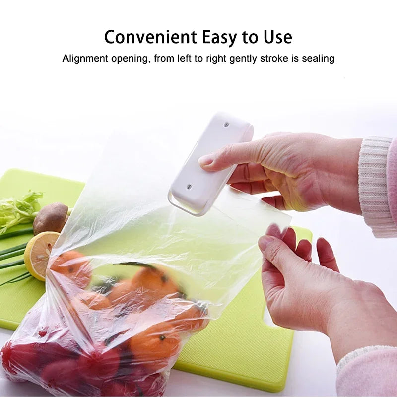 Portable Heat Sealer – Mini Plastic Bag Closure for Food Storage