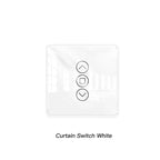 WiFi Smart Glass Curtain Switch – Touch Control for Roller Blind Automation