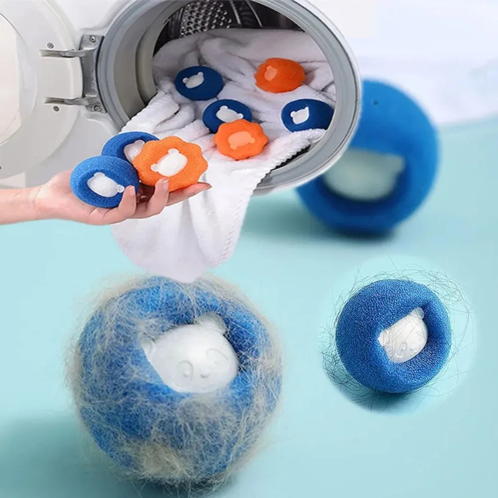 Reusable Laundry Balls – Pet Hair Remover for Washing Machine Lint