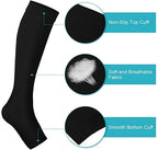 Graduated Compression Stockings – Open Toe Calf Sleeves for Varicose Veins