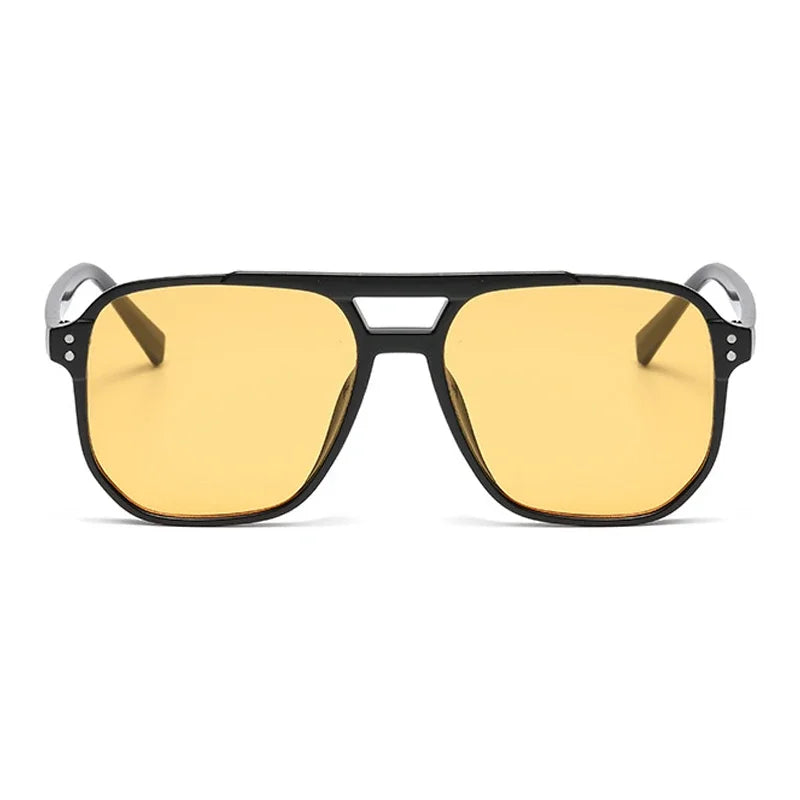 Vintage Square Mirror Sunglasses – Retro Fashion Eyewear for Women