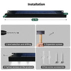 Solar LED Wall Lamp – Intelligent Outdoor Lighting for Garden and Patio