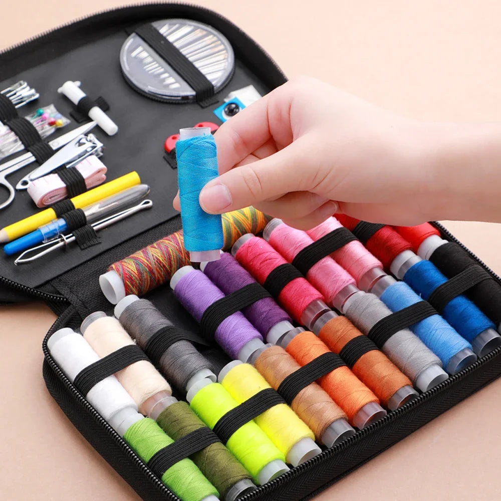 Portable Sewing Kit – Complete Tool Set for DIY Handwork and Travel Repairs