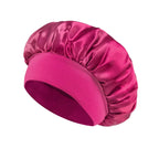 Satin Sleep Bonnet – Elastic Silk Hair Cap for Overnight Hair Protection