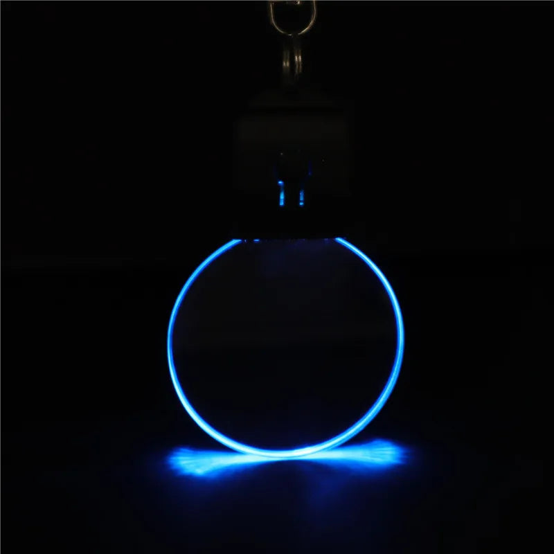 Acrylic LED Keychain – RGB Light Up Key Pendant for DIY Wedding Decor Gifts