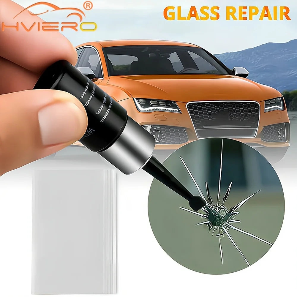 Windshield Repair Kit – Cracked Glass Scratch Restoration for Auto Care