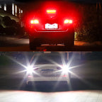 1157 Red LED Brake Light Bulbs – Canbus Replacement for Car Stop Lights