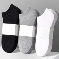 Cotton Ankle Socks – Breathable Solid Color Footwear for Sports and Gym