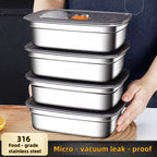 Stainless Steel Bento Box – Leak-Proof Food Container for Camping and Lunch