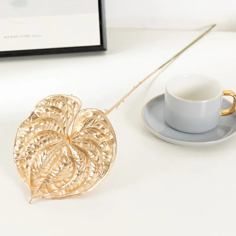 Glitter Eucalyptus Branch – Artificial Christmas Floral Wedding Decor