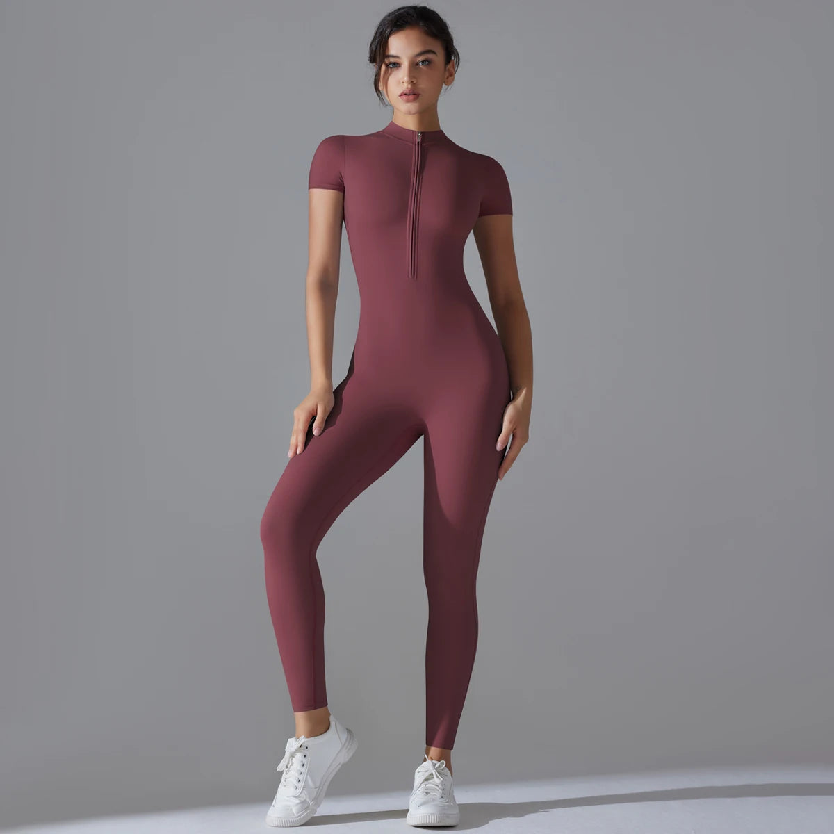 Women’s Fitness Bodysuit – Breathable Quick-Drying Fabric for Gym Workout