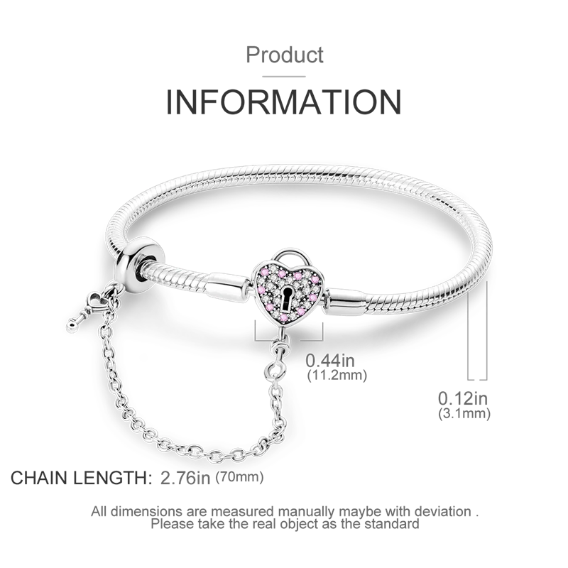 925 Sterling Silver Charm Bracelet – Adjustable Green Zircon for Birthday Gifts