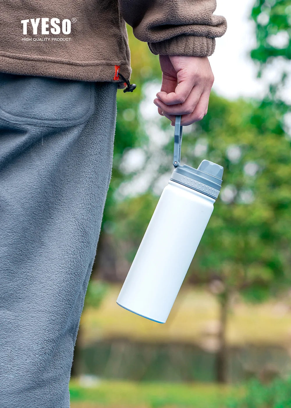 Stainless Steel Vacuum Flask – Insulated Travel Mug for Outdoor Sports