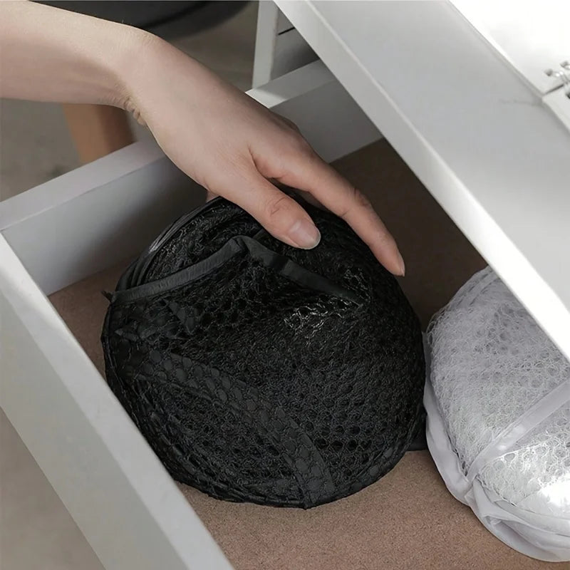 Collapsible Mesh Laundry Basket – Portable Hamper for Clothes and Toys